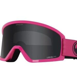 New Dragon DX3 OTG Snow Goggles Blasted Pink/Lumalens Dark Smoke
